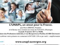 Invitation vœux de l’UNAPL Auvergne